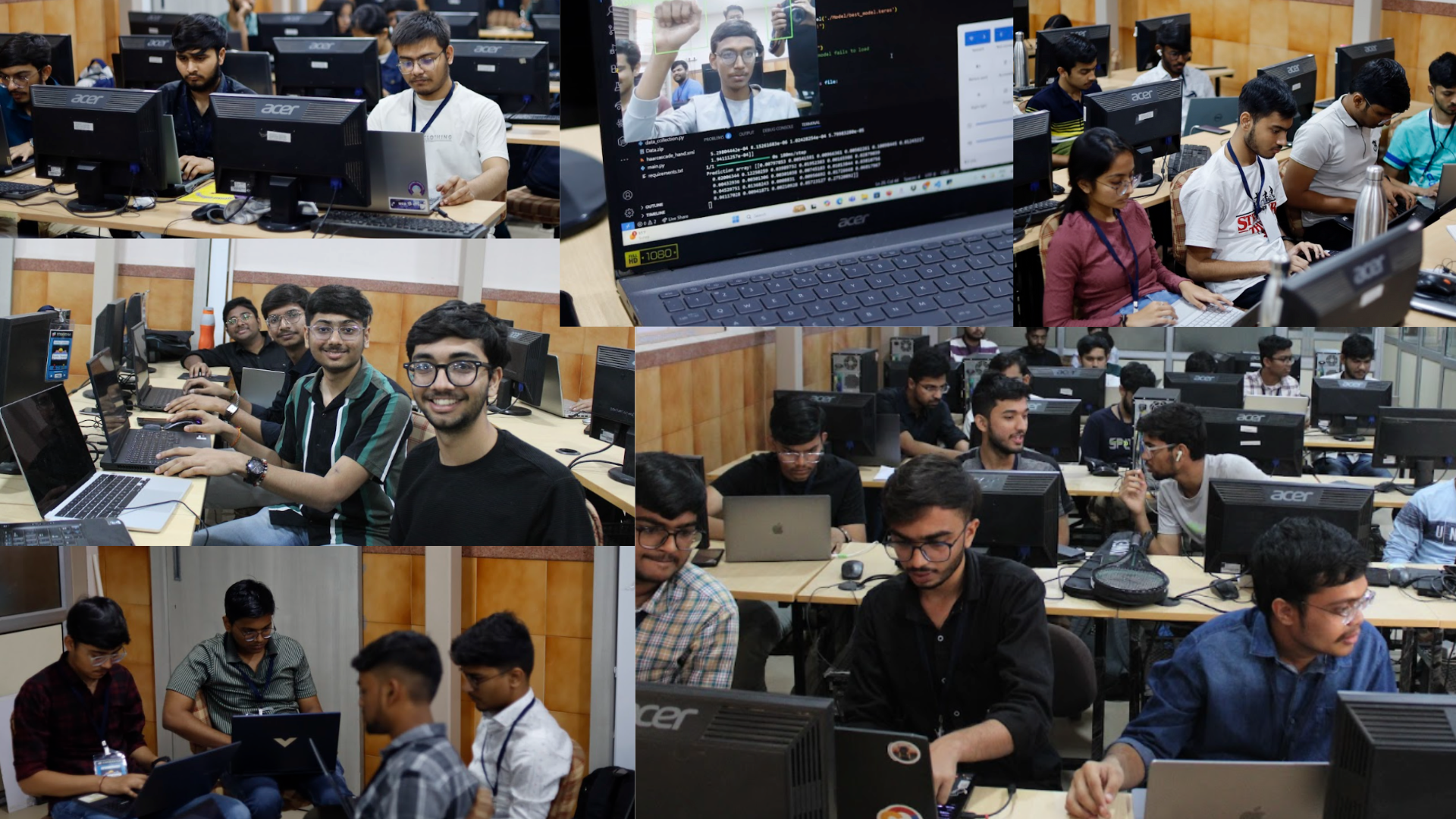 Hacking session at DUHacks 4.0