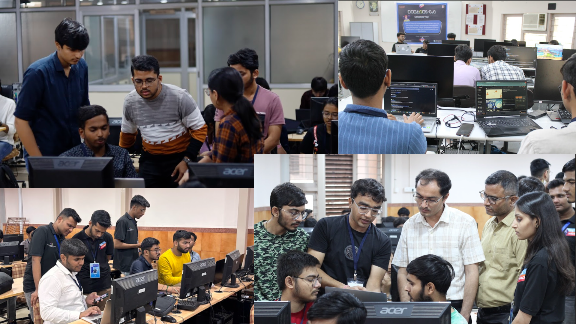 Mentorship session at DUHacks 4.0